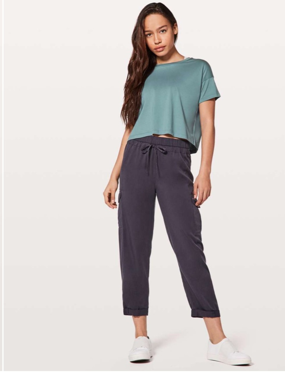 Lululemon • Cate Crop Tee • Size 6